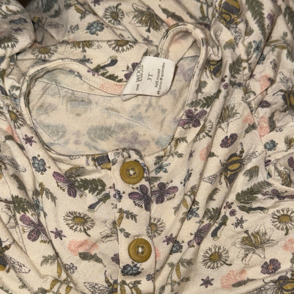 Kate Quinn Ruffle Sleeve Prairie Dress - Litho Bee - Picture 2 of 3
